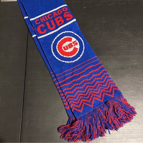 MLB Chicago Cubs 2016 Edition World Series Scarf Champions Blue Red - Picture 2 of 7